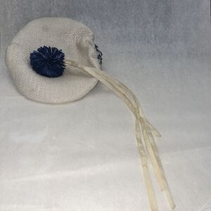Vintage CINDERELLA New York Girls' Hat Headpiece White Blue
